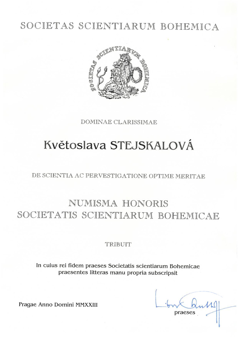 Medaile České učené společnosti ČR
