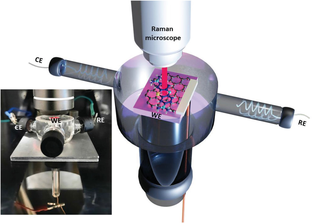 graphene-enhanced spectroelectrochemical sensor