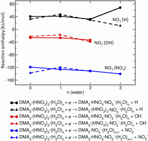 molecular-level insight into uptake of dimethylamine