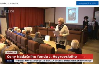 předávání Cen Nadačního fondu J. Heyrovského